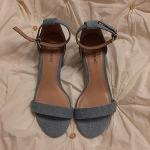 NWOT Call it spring denim sandals